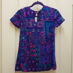Colorful Vintage Blouse